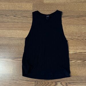 VSX Black Sleeveless Open Back Tank Top